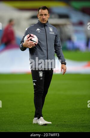 Birmingham , England, 23. Okt 2020 Aston Villa's Assistant Coach John Terry Aston Villa gegen Leeds United Premier League. Kredit : Mark Pain / Alamy Live Nachrichten Stockfoto