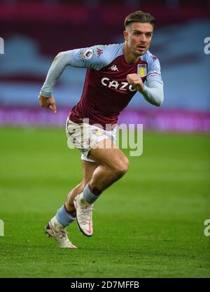 Birmingham , England, 23. Oktober 2020 Jack Grealish Aston Villa von Aston Villa gegen Leeds United Premier League. Kredit : Mark Pain / Alamy Live Nachrichten Stockfoto