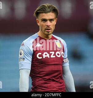 Birmingham , England, 23. Oktober 2020 Jack Grealish Aston Villa von Aston Villa gegen Leeds United Premier League. Kredit : Mark Pain / Alamy Live Nachrichten Stockfoto