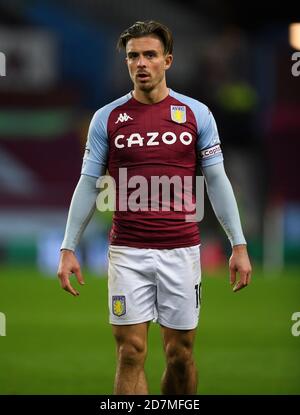 Birmingham , England, 23. Oktober 2020 Jack Grealish Aston Villa von Aston Villa gegen Leeds United Premier League. Kredit : Mark Pain / Alamy Live Nachrichten Stockfoto