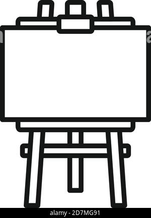 Symbol "Künstler-Staffelei". Outline Artist Easel Vector Icon für Webdesign isoliert auf weißem Hintergrund Stock Vektor