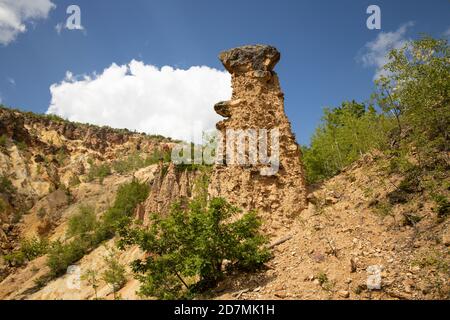 Djavolja Varos ,Devils Town Rock Formation in Serbien Stockfoto