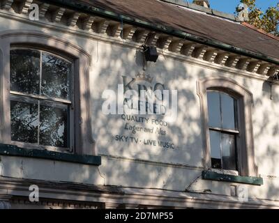 Das King Alfred-Haus in Northam, Southampton, Hampshire, Großbritannien. Stockfoto