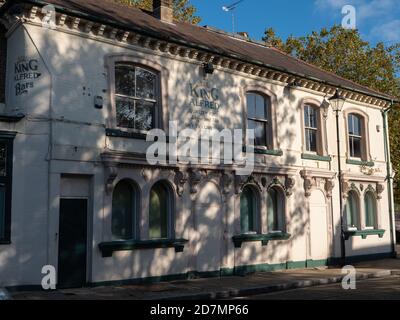 Das King Alfred-Haus in Northam, Southampton, Hampshire, Großbritannien. Stockfoto