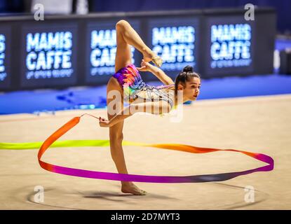 Turin, Italien. Okt. 2020. Raffaeli Sofia von Ginnastica Fabriano während der LETZTEN SECHS 2020 im Palasport Gianni Asti (ex Ruffini), Turin, Italien am 24. Oktober 2020 - Foto Fabrizio Carabelli/LM Credit: Fabrizio Carabelli/LPS/ZUMA Wire/Alamy Live News Stockfoto