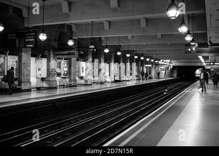 U-Bahn-Station London Stockfoto