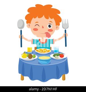 Posen und Ausdrücke eines Funny Boy Stock Vektor