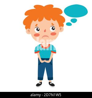 Posen und Ausdrücke eines Funny Boy Stock Vektor