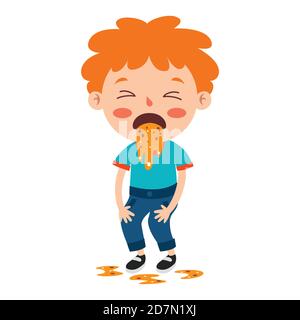 Posen und Ausdrücke eines Funny Boy Stock Vektor