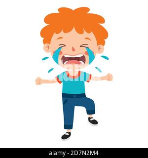 Posen und Ausdrücke eines Funny Boy Stock Vektor