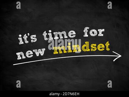 Neue Denkweise Stockfoto