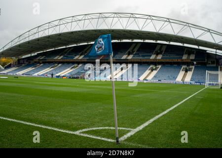 24. Oktober 2020 The John Smiths Stadium, Huddersfield, Yorkshire, England; English Football League Championship Football, Huddersfield Town gegen Preston North End; allgemeine Ansicht hier im John smith Stadion Stockfoto