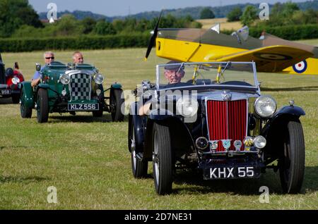 1939 MG TA Midget, KHX515, Shuttleworth Collection, Old Warden. Stockfoto