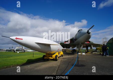 Blue Steel Nuclear Missile, Avro Vulcan B2, XM594 Stockfoto