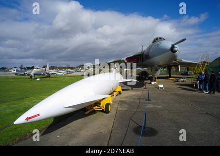 Avro Vulcan B2 XM594, Newark Air Museum, Stockfoto