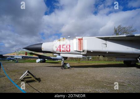 Mikoyan Gurevich, Mig 23ML 024003607, 07, Newark Air Museum, Stockfoto