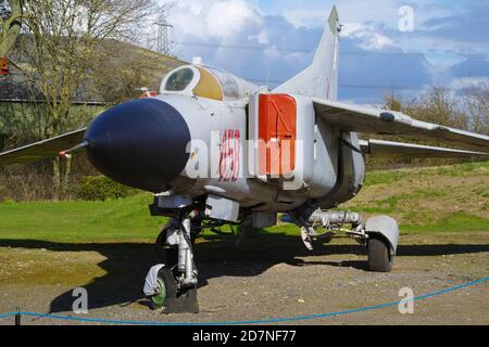 Mikoyan Gurevich, Mig 23ML 024003607, 07, Newark Air Museum, Stockfoto