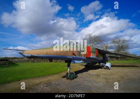 Mikoyan Gurevich, Mig 27K, Flogger, 61912507006, 71 im Newark Air Museum, Stockfoto