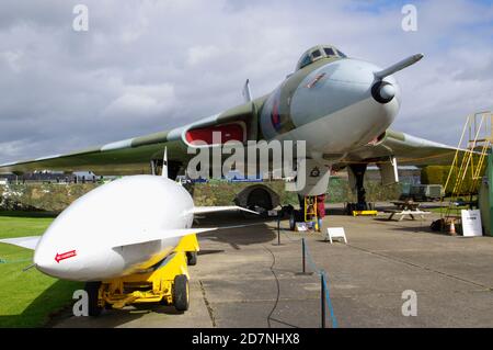 Avro Vulcan B2 XM594, Newark Air Museum, Stockfoto