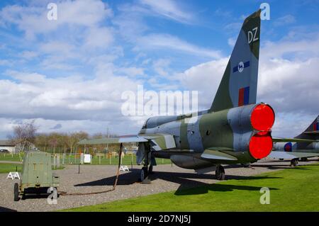 English Electric/ BAC Lightning T5, XS417, Newark Air Museum, Stockfoto