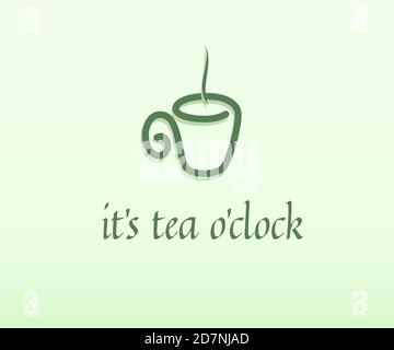 Tee-Tasse-Symbol Stock Vektor