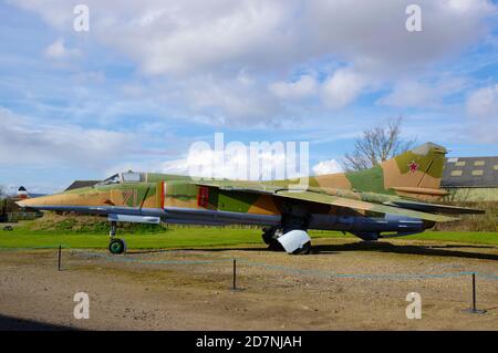 Mikoyan Gurevich, Mig 27K Flogger 61912507006, 71 im Newark Air Museum, Stockfoto