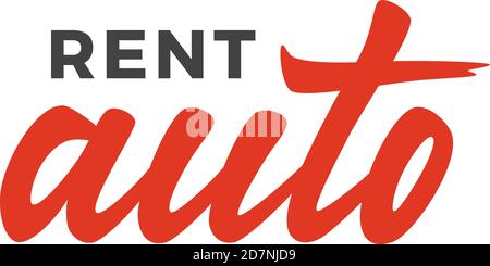 Autom. Vektor-Textzeichen Stock Vektor