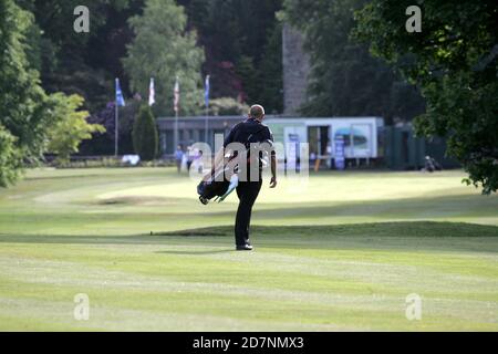 Belleisle Golf Club Golf Week Compettion, Ayr, Ayrshire, Schottland, Großbritannien. Jährliche Veranstaltung, die vom South Ayrshire Council auf dem Parkland Course gesponsert wird. Stockfoto