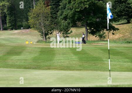 Belleisle Golf Club Golf Week Compettion, Ayr, Ayrshire, Schottland, Großbritannien. Jährliche Veranstaltung, die vom South Ayrshire Council auf dem Parkland Course gesponsert wird. Stockfoto