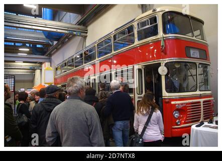 Turin, Piemont, Italien -7/02/2014 - AutoMotoRetro ist die jährliche periodische Messe für Liebhaber und Sammler von Oldtimern und Motorrädern und retro Stockfoto