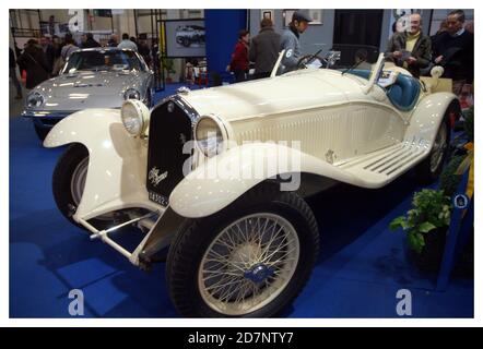 Turin, Piemont, Italien -7/02/2014 - AutoMotoRetro ist die jährliche periodische Messe für Liebhaber und Sammler von Oldtimern und Motorrädern und retro Stockfoto