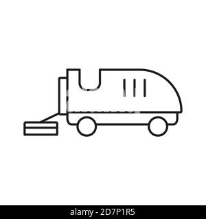 Ice Machinery Icon Element von Hockey Icon für mobiles Konzept und Web-Apps. Thin Line Eismaschinen Symbol kann für Web und mobile verwendet werden. Premium-Symbol Stock Vektor