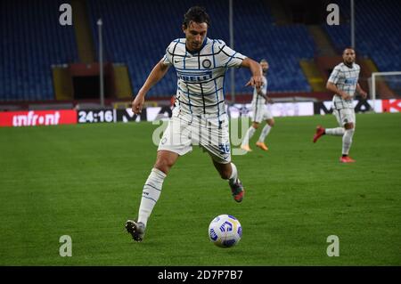 Genua, Italien. Okt. 2020. Matteo Darmian (Inter) während Genua CFC vs FC Internazionale, italienische Fußballserie EIN Spiel in Genua, Italien, Oktober 24 2020 Kredit: Unabhängige Fotoagentur/Alamy Live News Stockfoto