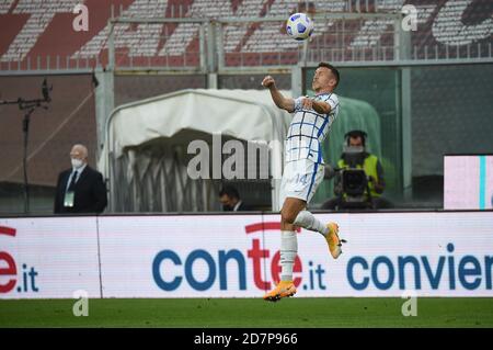 Genua, Italien. Okt. 2020. Genova, Italien, Luigi Ferraris Stadion, 24 Oct 2020, Ivan Perisic (Inter) während Genua CFC gegen FC Internazionale - Italienische Fußballserie A Spiel - Credit: LM/Danilo Vigo Credit: Danilo Vigo/LPS/ZUMA Wire/Alamy Live News Stockfoto