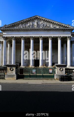 Außenansicht des Fitzwilliam Museum, Trumpington Street, Cambridge City, Cambridgeshire, England, Großbritannien Stockfoto