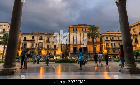Cassaro Alto. Blick von der Kathedrale von Palermo. Palermo, Sizilien, Italien Stockfoto
