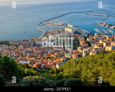 Luftaufnahme von Salerno. Italien Stockfoto