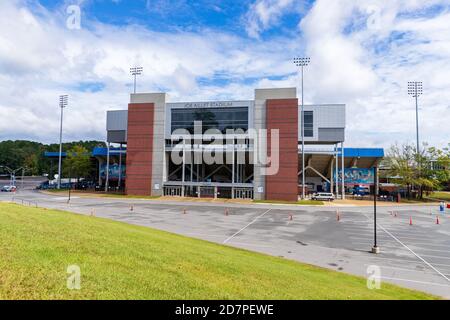 Ruston, LA / USA - 10. Oktober 2020: Joe Aillet Stadium, Heimstadion des Louisiana Tech Football Stockfoto