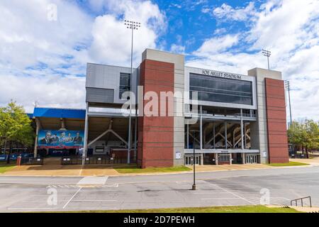 Ruston, LA / USA - 10. Oktober 2020: Joe Aillet Stadium, Heimstadion des Louisiana Tech Football Stockfoto