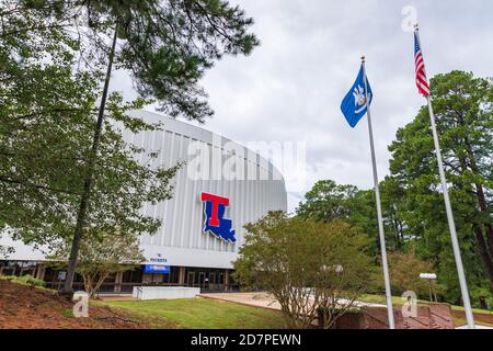 Ruston, LA / USA - 10. Oktober 2020: Thomas Assembly Center auf dem Campus von Louisiana Tech Stockfoto