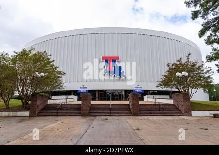 Ruston, LA / USA - 10. Oktober 2020: Thomas Assembly Center auf dem Campus von Louisiana Tech Stockfoto