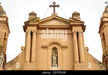 Kirche Santa Maria Santissima delle Grazie in Terrasini, Provinz Palermo, Sizilien, Italien Stockfoto