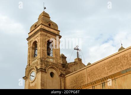Kirche Santa Maria Santissima delle Grazie in Terrasini, Provinz Palermo, Sizilien, Italien Stockfoto