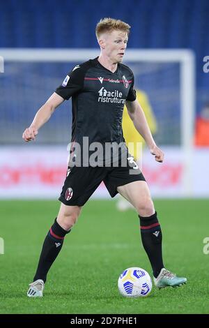 Rom, Italien. Okt. 2020. Jerdy Schouten von Bologna FC während der Serie EIN Spiel zwischen Latium und Bologna im Stadio Olimpico, Rom, Italien am 24. Oktober 2020. Kredit: Giuseppe Maffia/Alamy Live Nachrichten Stockfoto