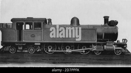 Geschichte Südafrikas: SAR Klasse F 78 (4-6-4T)Ex CSAR 260 ca. 1904 Stockfoto