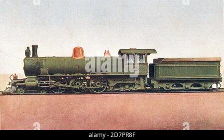 Südafrika Geschichte: Südafrikanische Eisenbahn Klasse 5B 723 (4-6-2); ex Cape Government Railways â € œKarooâ € Klasse 905 ca. 1904 Stockfoto