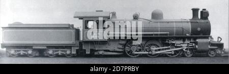 Südafrika Geschichte: CSAR Klasse 10-C Nr. 1003; im Lieferumfang eines Type XC Tender ca. 1910 Stockfoto