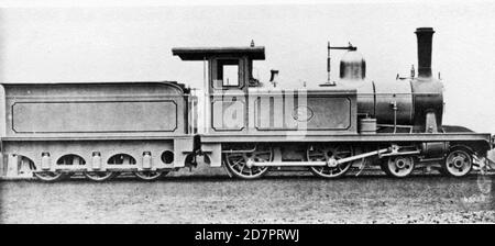 Cape Government Railways 1. Klasse 4-4-0TT (1875-1881 Gruppe) ca. 1881 Stockfoto