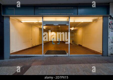 Leerstehender Laden in der Innenstadt, Corona-Krise, Stuttgart, Baden-Württemberg, Deutschland Stockfoto