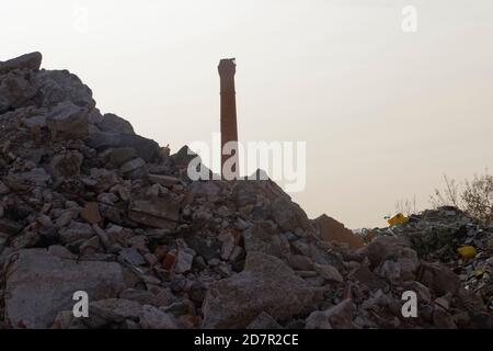 Agde, Frankreich, 24. Oktober 2020. Brachland unter Abriss in Agde, Frankreich. Stockfoto